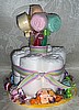 Candy-Land Diaper Cake
